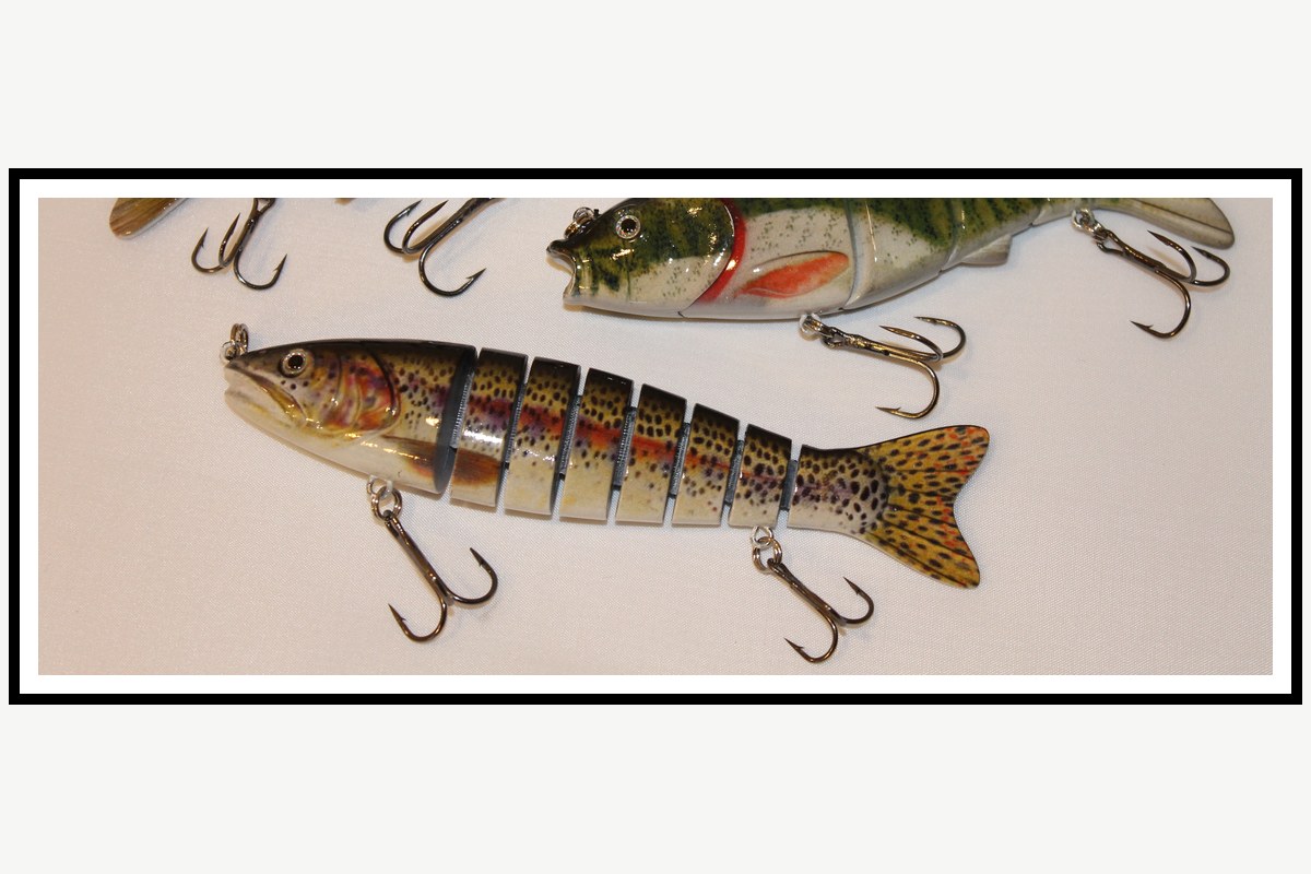 Real Glide Bait fishing lure example