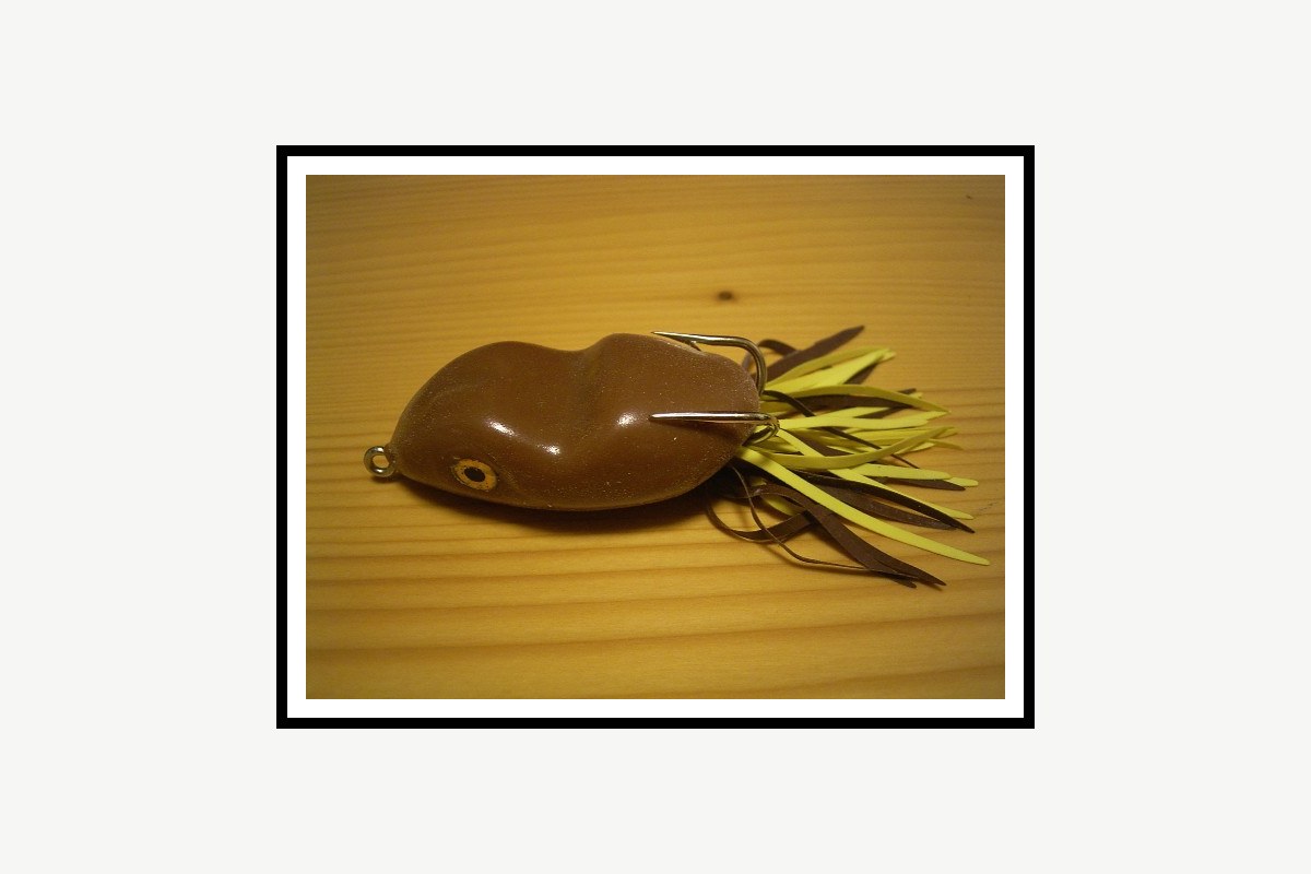 Real Hollow-Body Frog fishing lure example