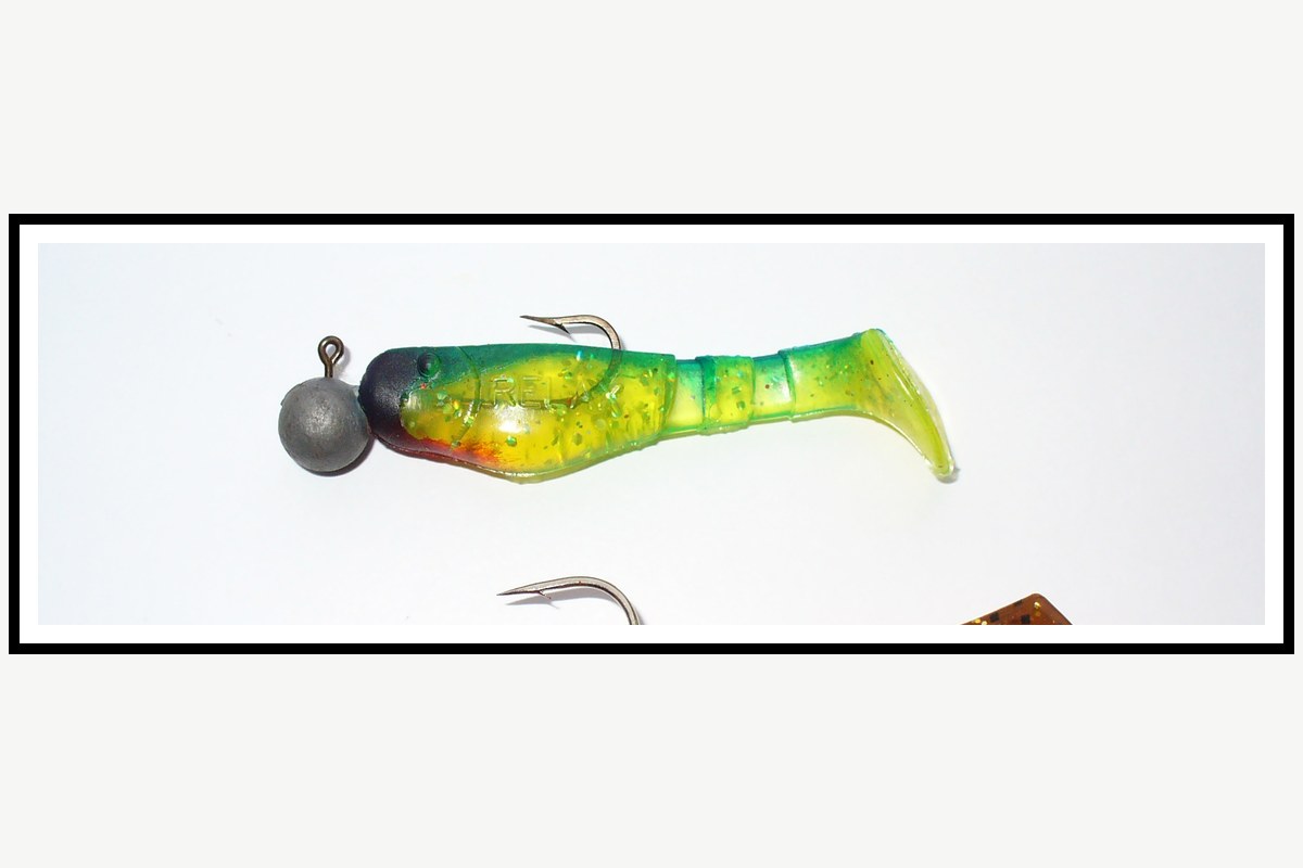 Real Paddle-Tail Swimbait fishing lure example