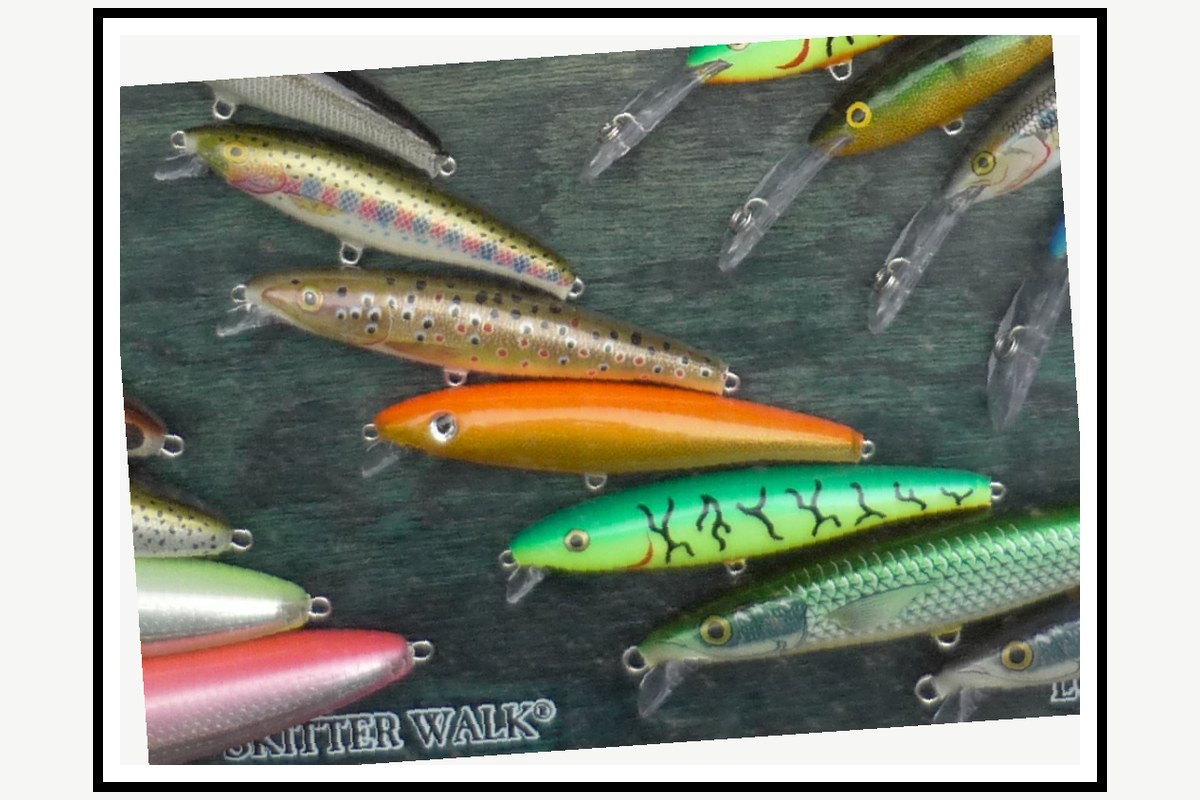 Real Sinking Jerkbait fishing lure example